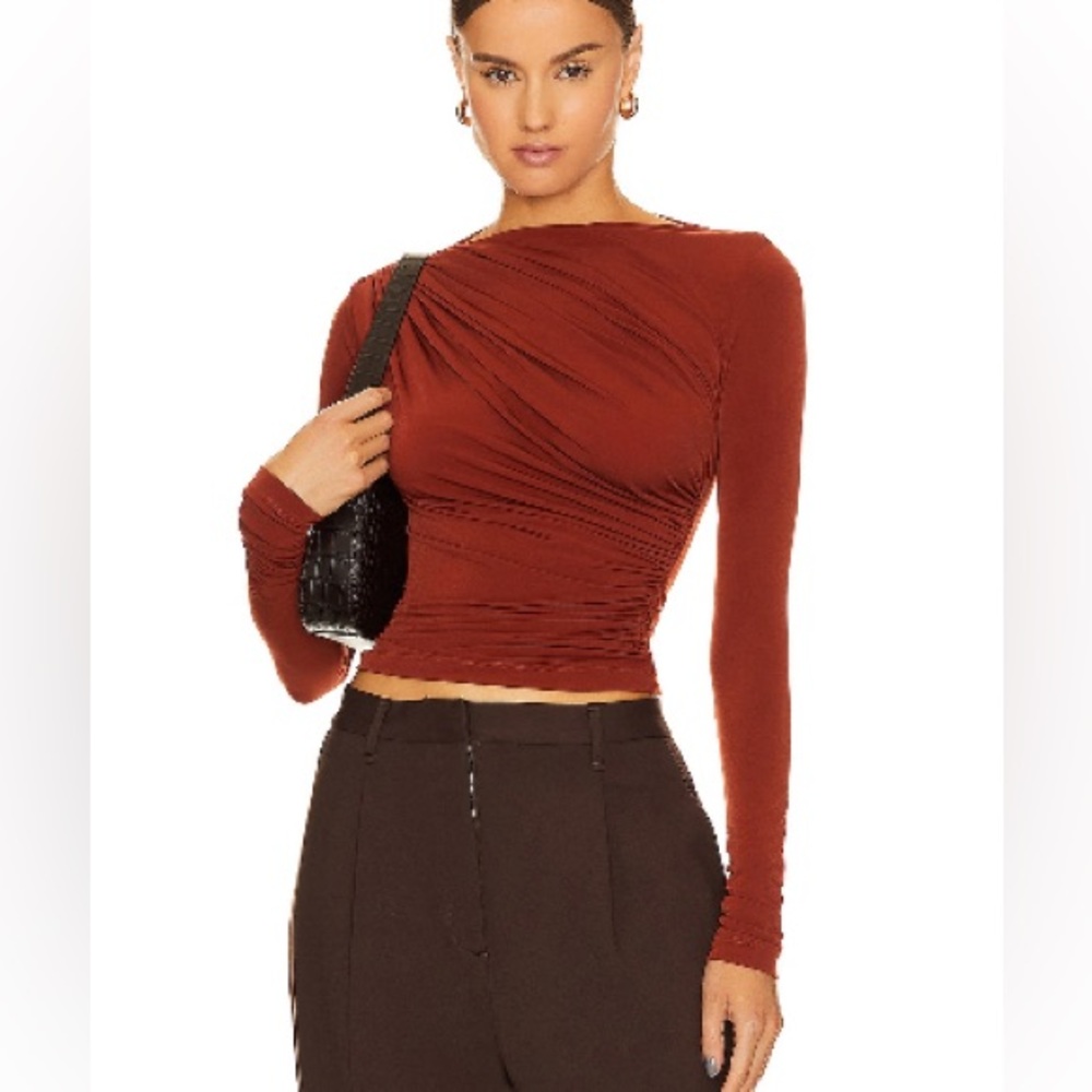 L'Academie x Marianna Tullsh Top in Cognac